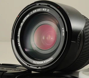 NEUWERTIGES KONICA MINOLTA Objektiv AF DT Zoom 18-200 mm F/3.5-6.3 D HOOD CAP aus JAPAN - Bild 1 von 12