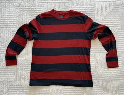 Hombre Abercrombie & Fitch Vintage Rayas Manga Larga T XXL Foto 1 de 4