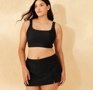 Falda de natación de tiro medio para mujer - Sombra y orilla negra XL calzoncillo incorporado - Imagen 1 de 3