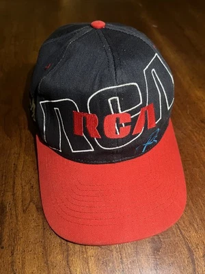 Vintage 90s RCA Racing Jeremy Mayfield #98 NASCAR Snapback Hat Cap - Image 1 of 4