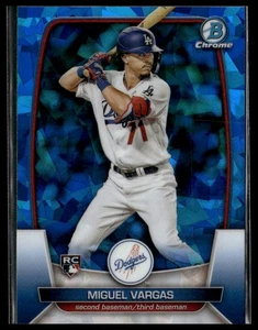 Miguel Vargas 2023 Bowman Chrome Sapphire Edition RC #40 Los Angeles Dodgers - Picture 1 of 2