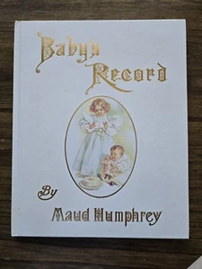 Vintage 1988 Baby Record By Maud Humphrey UNUSED BOOK - Picture 1 of 8