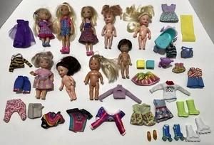 Mixed Lot of 9 Mattel Dolls Barbie Chelsea & Misc Branded Dolls & Accessories - Picture 1 of 24