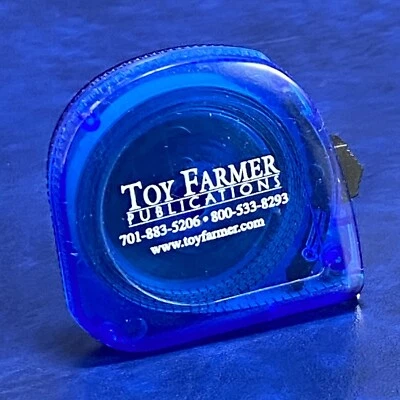 Revista Toy Farmer Publications fita métrica brinquedo agrícola publicidade presente - Imagem 1 de 4