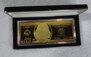 2005 W $100 Golden Gold Proof 1 oz .999 Silver With 24K Gold Box COA RARE - Picture 1 of 7