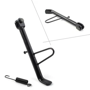 Black 21CM Universal Motorcycle Scooter E-Bike Kickstand Foot Side Stand Support - Picture 1 of 12