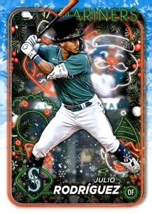 Julio Rodriguez 2024 Topps Holiday #H153 Photo Variation SP Seattle Mariners #3 - Picture 1 of 2