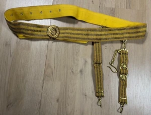 Soviet Union Navy ADMIRAL Officer Parade Dress Belt & Buckle Dagger Hangers RARE - Picture 1 of 14