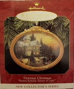 Hallmark Thomas Kinkade Victorian Christmas Ornament 1st In Series 1997 - Picture 1 of 4