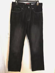Tony Hawk Jeans 30x30 Black Sim Faded Denim Skateboarding Skater Grunge Pockets - Picture 1 of 5