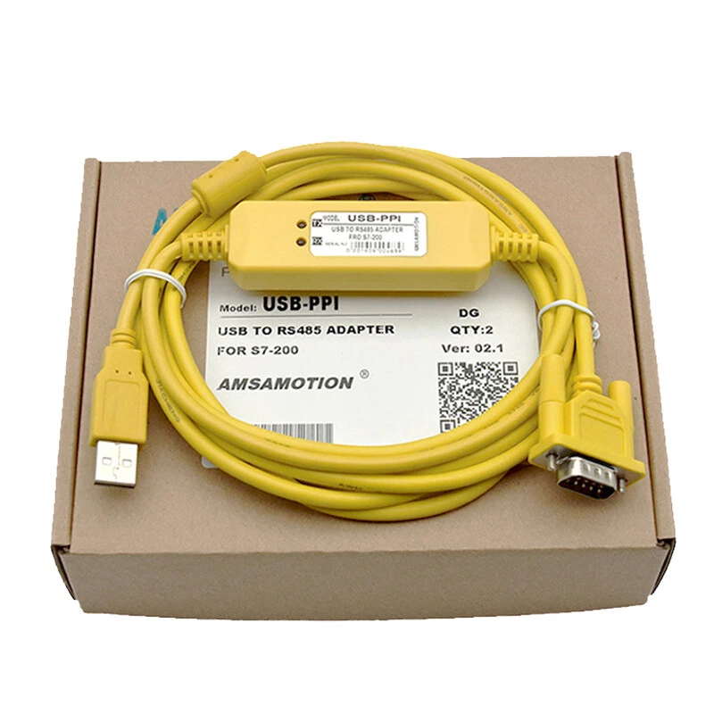 USB-PPI PLC Programming Cable For Siemens S7-200 Series PLC CPU226 New - Image 1 of 1