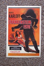 93296 Frankenstein 1970 Lobby Card Boris Karloff Wall Print Poster Poster