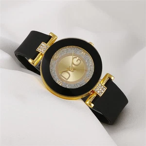 Ladies Casual Wrist Watches Crystal Fashion Casual Quartz Analogue Watch Women's