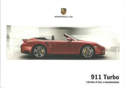 PORSCHE 911 TURBO 2010 Libtretto di Uso e manutenzione Typ 997 BAI - Bild 1 von 2