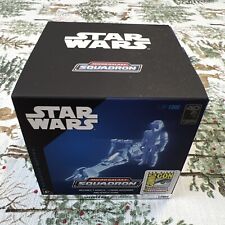 SDCC 2023 UCC STAR WARS MICRO GALAXY SQUADRON SPEEDER BIKE HOLOGRAM   1000