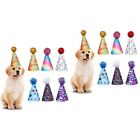  12 Pcs Dog Birthday Hat Party Hats for Dogs Pet Costume Candy