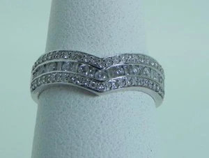 14k White Gold .45ct Diamond Band Size 7 Below Cost!!! - Picture 1 of 5