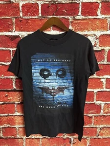 Camiseta De Colección Y2K The Dark Knight Joker Why So Serious 2008 Película Promo Talla Mediana - Imagen 1 de 7