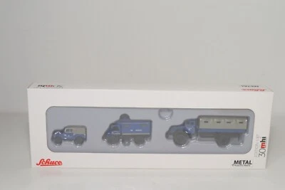 B10 1:87 SCHUCO 45 265 6000 THW SET REGALO 3 MODELLI LAND ROVER UNIMOG HANOMA... - Immagine 1 di 4
