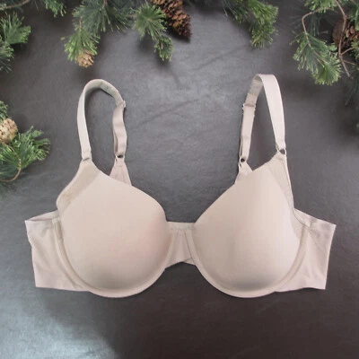 Warners Bra Size 40C Tan Padded Underwire Adjustable Clasp Back - Image 1 of 4