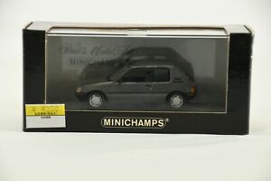 Minichamps 1:43 Peugeot 205 XR 1990 Grey metallic (1 of 1,200 pcs) Diecast NIB
