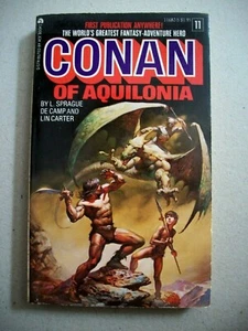 CONAN OF AQUILONIA #11 PaperBack ACE 1st Publication DE CAMP Boris Vallejo 1977 - Picture 1 of 4
