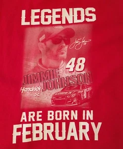 NEW JIMMIE JOHNSON #48 LOWE'S NASCAR LADIES XXXL RED T-SHIRT FAST FREE SHIPPING - Picture 1 of 3