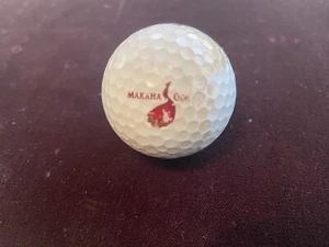 Vintage MAKHA GOLFSCHLÄGER MAXFLI LOGO GOLFBALL ALOHA - Bild 1 von 3