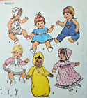 Vintage 1970s Simplicity 6742 Doll's Wardrobe Sewing Pattern  Doll Size 15-16
