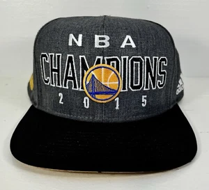 Used Adidas Golden State Warriors 2015 NBA Finals Champions SnapBack Hat - Picture 1 of 23