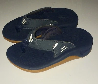 Blue REEF Toddler Flip Flops Thong Sandals 3 / 4 - Image 1 of 4