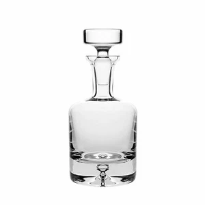 Barski European Glass Whiskey Decanter-25 oz. Round Decanter Whiskey-bubble base - Picture 1 of 1