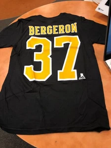Patrice Bergeron BOSTON BRUINS TSHIRT BOYS/YOUTH NHL Apparel BLACK - Picture 1 of 7