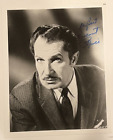 Vincent Price Hand Signed Autographed  8x10 Photo
