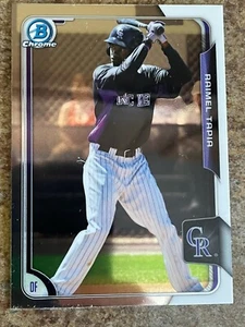 2015 Bowman Chrome Prospect BCP68 Raimel Tapia - Colorado Rockies - Picture 1 of 2