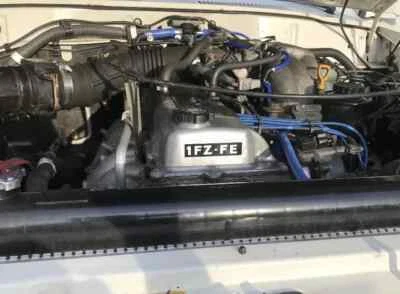 93 - 97 TOYOTA LAND CRUISER FZJ80 4.5L 1FZ-FE ENGINE VALVE COVER DECAL OEM NEW - Image 1 of 4