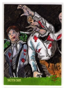2012 Unstoppable NIGHT OF THE LIVING DEAD Lee Lightfoot Original Sketch Card B - Picture 1 of 2