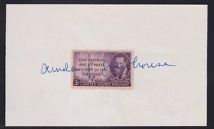 Linda Greenhouse, Pulitzer Prize Winning Journalist, signed 3c Pulitzer stamp - Picture 1 of 1