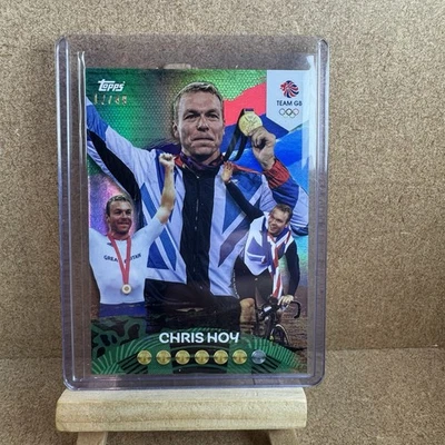 CHRIS HOY 2024 Topps Team GB Olympics Parallel /49 - Image 1 of 3