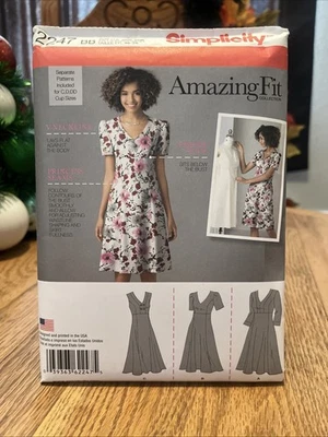 Simplicity 2247 Ladies Empire Waist Dress Sewing Pattern size 20 22 24 26 28 - Image 1 of 3