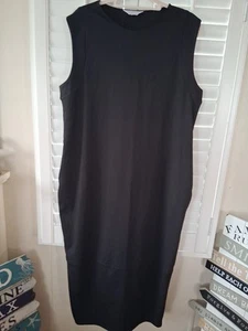 EDIT BLACK MAXI POCKETS  DRESS SIZE L - Picture 1 of 5