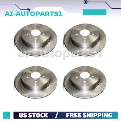 Kit de freio rotores de freio dianteiro e traseiro para Ford F650 2004 2005 2006 2007 2008 - Imagem 1 de 4