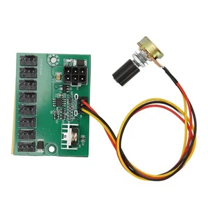 PC Fan Hub 2 Pin 3 Pin 4 Pin Fan Adapter PWM PC Case Cooling Fan Hub Voltage FY - Afbeelding 1 van 22