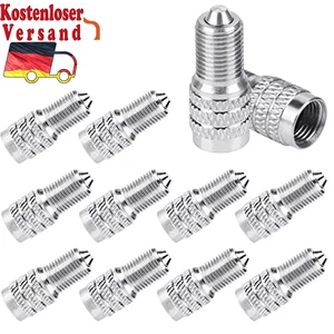 12 Pcs Double Seal Flow through Valve Stem Tire Caps Inflate Thru for High Press - Bild 1 von 6