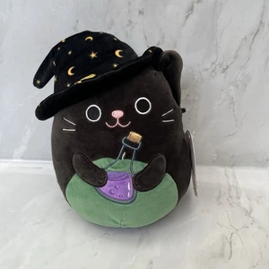 Squishmallows Cleo The Witch Cat Halloween Plush Soft Toy 7.5” - Picture 1 of 7
