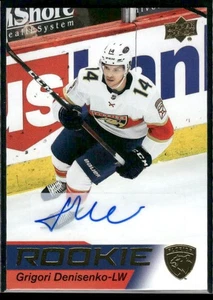 2021-22 Upper Deck NHL Star Rookies Box Set #6 Grigori Denisenko Autographs - Picture 1 of 2