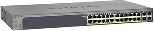 NETGEAR GS728TP 28-Port PoE Gigabit Ethernet Smart Switch with 4 x 1G SFP Ports - Photo 1/5