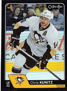 2016-17 O-Pee-Chee Rainbow Black #239 Chris Kunitz/100 - Imagen 1 de 2