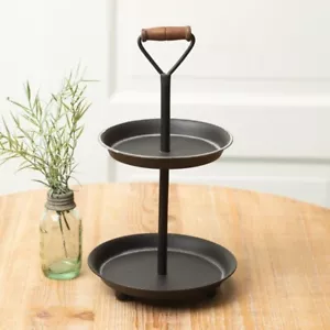 Mini display Tray in Black distressed metal - Picture 1 of 1