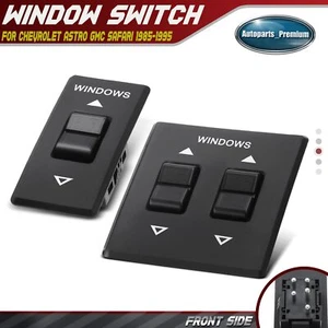 2x Power Window Switch for Chevrolet Astro GMC Safari 1985-1995 Front LH & RH - Picture 1 of 9